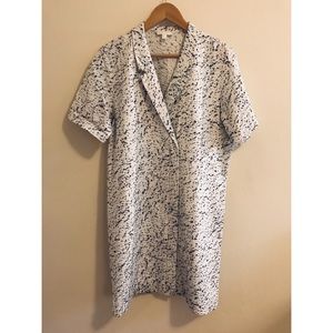 Double breasted shirt dress